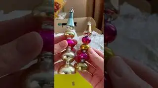 Продолжаю собирать советские елочные игрушки 🎄 #винтаж #распаковка