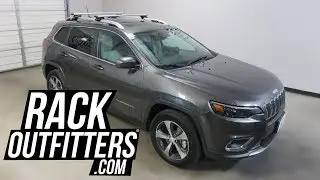 Jeep Cherokee KL with Thule AeroBlade Crossroad Roof Rack Crossbars