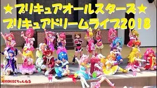【プリキュアオールスターズ】プリキュアドリームライブ2018総勢22人の歴代プリキュアが圧巻のステージショー！ひらかたパーク☆超満員！ズッコケのキュアジェラートもあるよ♪【人気】