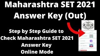 Maharashtra SET 2021 Answer Key (Out) - How to Check Officially MH SET 2021 Answer Key Online