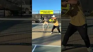 How to Train Playing Pickleball in the Wind | Pickleball Friends Club