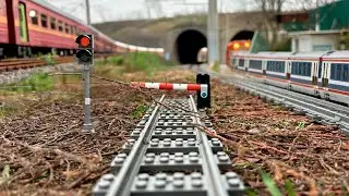 LEGO Bulk Cargo Train 60052 - Testride Garden - OnBoard Drivers View