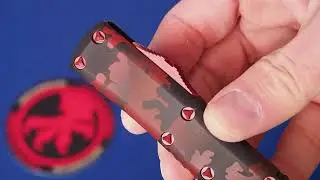 Нож Microtech UTX-85 231-1RCS Full Red Camo USA