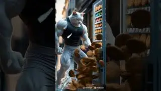 strong cat smashing vendor machine #action #funny #dramatic #trendingvideo #viralshorts