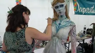 Best body art and body painting at the European Open Body Art Contest , Castlefest, part 2