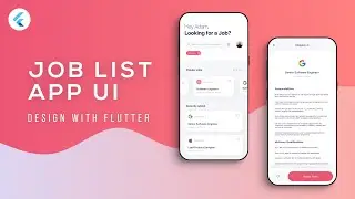 Job Listing App to Find Jobs - Flutter UI