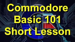 Commodore BASIC 101 - Changing The Colour Of The Characters With A Print Statement - Episode 3225