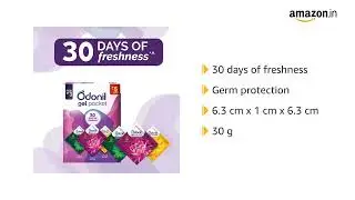 52% Off : Odonil Gel Pocket Mix - 30g (Pack Of 3) @99