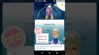 Pok&eacute;mon Go - New Charged Attack - Giving a Hundo 4-star Drifblim a second (2nd) charged attack