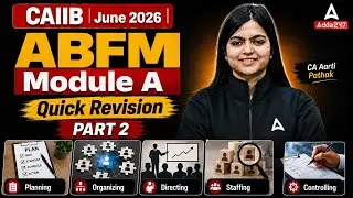 CAIIB June 2026 | ABFM Module A | Quick Revision | English Medium | CA Aarti Pathak