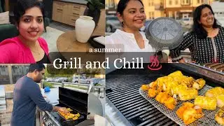 Grill and Chill 😎| Summer eve vlog with friends 🌿