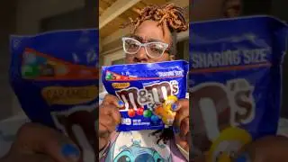 Have y&rsquo;all seen these caramel M&Ms⁉️ #snacks #shorts #candy  #trysomethingnew #Caramel #walmart
