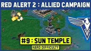Red Alert 2 — Миссия союзников 9, Храм Солнца — Высокая сложность — Время ниже номинала