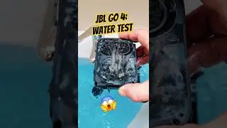 JBL Go 4: Extreme Water Test 🔊💦