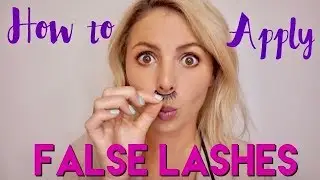HOW TO APPLY FALSE LASHES FOR BEGINNERS | tarte tutorials
