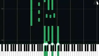 Frosty Wheel - Kirby's Epic Yarn - Easy Piano Tutorial
