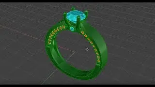 solitaire ring Design with side stone #tutorial #ring #diamond #Design # jewellery