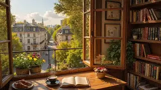 European Cafe by The Window ☕ Elegant Jazz Melodies & Coffee Vibes for New Day
