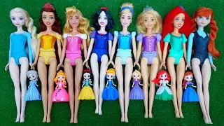 Cute Miniatures Disney Princess Frozen ELSA & Annall! elsa satisfying [ Unboxing ASMR