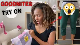 TRYING ON GOODNITES From My Sample Pack 2021| GOODNITES LARGE & XLARGE Try On