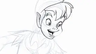 How to Draw PETER PAN from Disney's Peter Pan