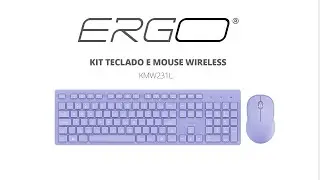 Kit Teclado e Mouse Sem Fio Wireless ABNT2 Lil&aacute;s &ndash; Conforto, Estilo e Liberdade no Seu Espa&ccedil;o