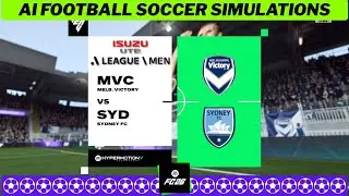 MELBOURNE VICTORY vs SYDNEY FC ⚽ A League Men 2025 26 Matchday 14 🟩 FC 26 Simulation