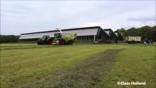 Claas Xerion 5000 in canada with the Harvest.