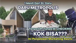 Perumahan Hitz Dekat Stasiun || Tanpa DP, Tanpa BI Checking | Daru Metropolis