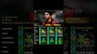 Epic Double Booster Alessandro Costacurta 🔥 #trainingguide #efootball #efootball2026