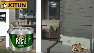 Jotun Demidekk Terrassfix / Terrasslasyr - Holzterrassen reinigen & ölen - Norwegisches Holzöl HowTo