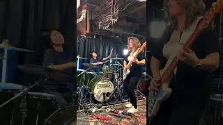 Improvised bass & drum jam.