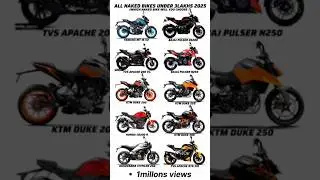 All naked bikes under 3lakhs 2025 #bikes#duke #duke390 #apache #apachertr310#mt15 #yamaha #ktm