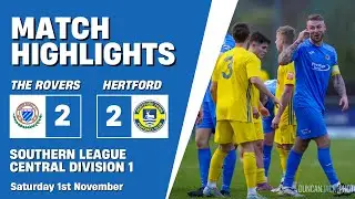 Barton Rovers 2-2 Hertford Town Highlights - 01/11/25 - Southern League Central Division One