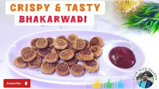 bhakarwadi recipe step by step|bhakarwadi recipe in hindi |#viral #ytshorts #shorts #cookwithshobha|