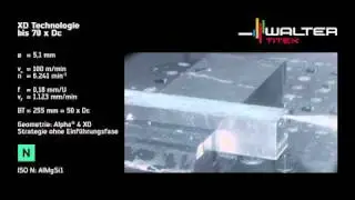 Drilling / Bohren Walter Titex XD70: VHM-Tieflochbohrer f&uuml;r extreme Bohrtiefen