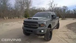 Cervini s Ram Air Hood for 2015 - 2020 F-150 Walk Around C&H Auto Accessories #754-205-4575