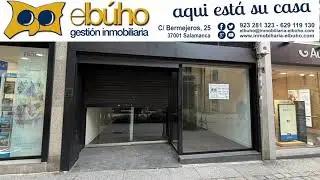 Local en alquiler en Salamanca - calle Zamora - www.inmobiliaria-elbuho.com 