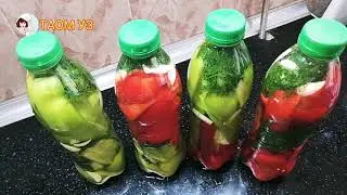 Булгоркалампирни кишга тузлаш 🌶️Свежий маринованный болгарский перец на зиму 🥒🥬