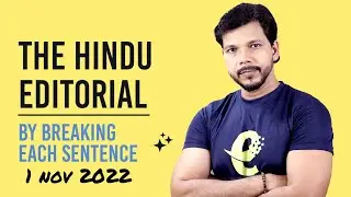 THE HINDU EDITORIAL || 1 NOV 2022