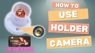 How to Use Advance Bulb Holder Spy CCTV Hidden Camera review video sample अब कही से भी Recordingदेखो