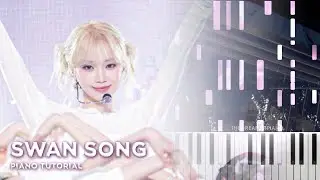 LE SSERAFIM (르세라핌) 'Swan Song' Piano Cover Tutorial