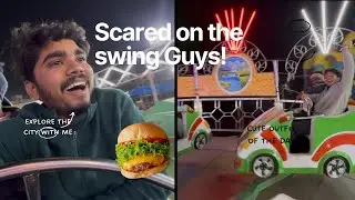 Scared on the swing guys 🎡
