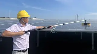 Solar Panel Water Fed Pole Window Cleaning? Easy...