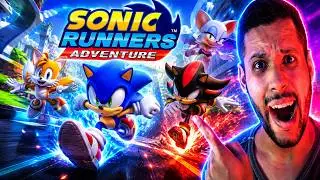 SONIC RUNNERS ADVENTURE &ndash; JOGO DE PLATAFORMA 2D, CORRIDA INFINITA,R&Aacute;PIDA, AVENTURA MOBILE E GAMEPLAY
