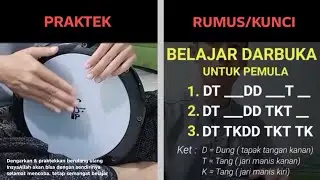 DENGAR DAN SAMBIL PRAKTEKKAN INSYAALLAH DALAM 10 MENIT KAMU BISA MAIN DARBUKA
