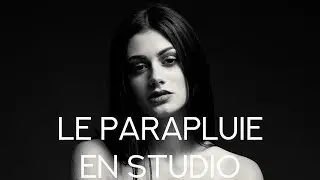 Portrait studio avec un parapluie blanc / Setup expliqué #2
