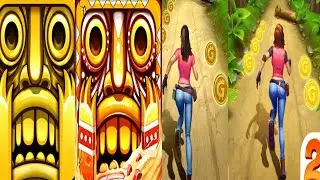 Temple Run VS Temple Run 2 VS Endless Run: Jungle Escape VS Endless Run: Jungle Escape 2 Gameplay