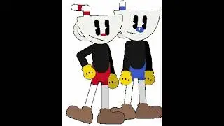 Cuphead and mugman @Studiomdhr