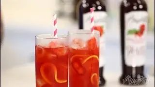 How To Make A Strawberry Rhubarb Sun Tea | Tea Recipe